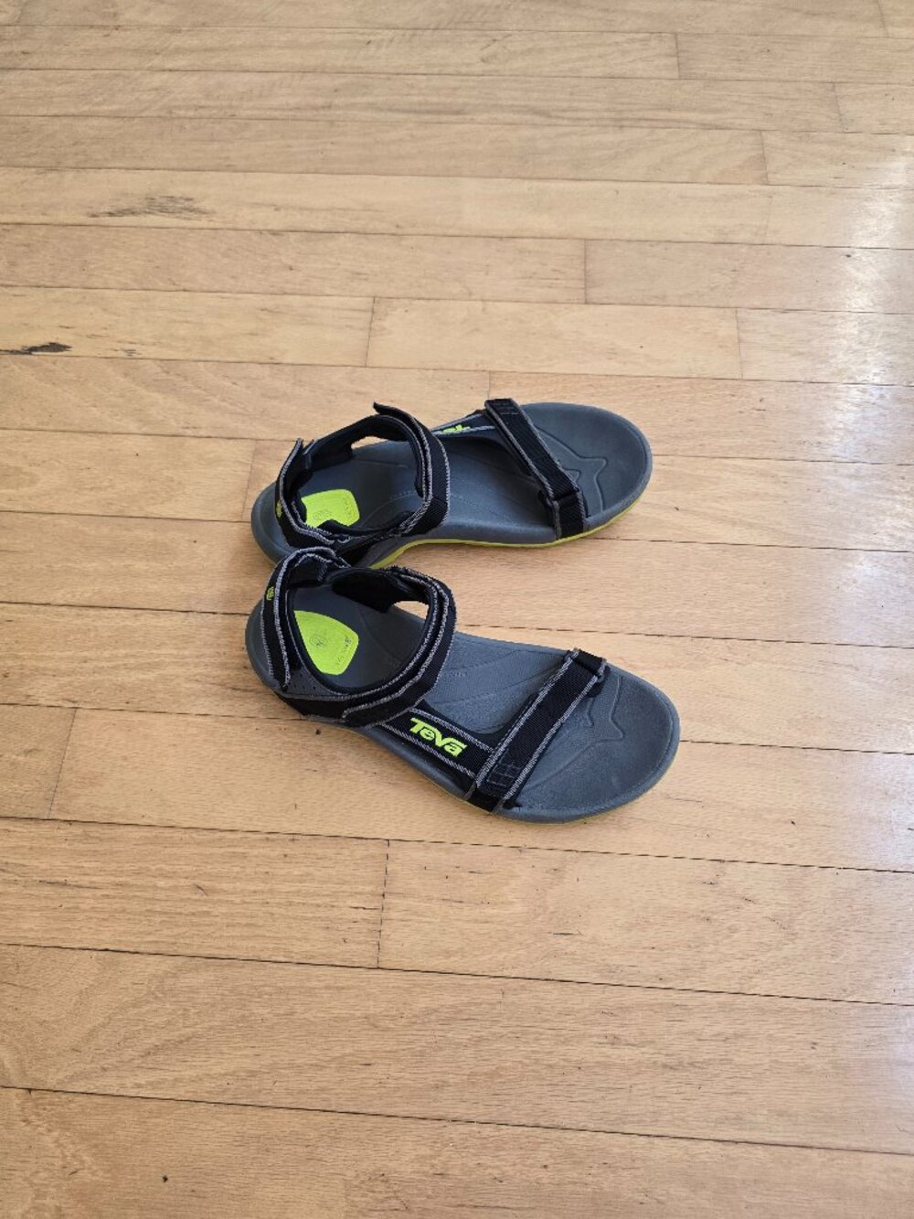 Teva | Hurricane XLT grey lime green outdoor sporty sandals | MENS 10